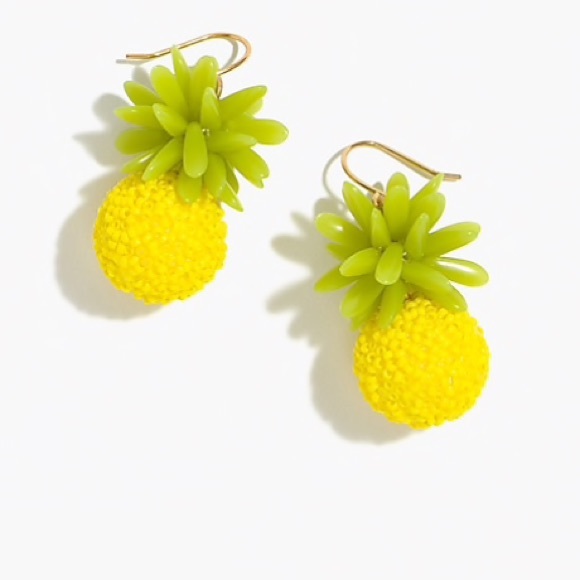 J. Crew Jewelry - Pineapple beaded earrings NWT